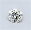 Natural Diamond 0.50 Carats, Round with Excellent Cut, I Color, VS1 Clarity and Certified by GIA