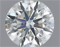 Natural Diamond 0.50 Carats, Round with Excellent Cut, H Color, VS1 Clarity and Certified by IGI