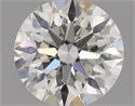 Natural Diamond 0.43 Carats, Round with Excellent Cut, H Color, VVS2 Clarity and Certified by GIA