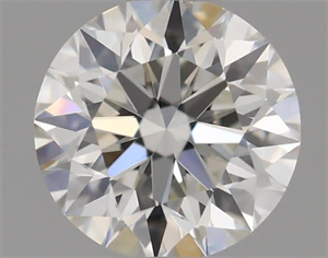 Picture of Natural Diamond 0.43 Carats, Round with Excellent Cut, H Color, VVS2 Clarity and Certified by GIA