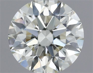 Picture of Natural Diamond 0.41 Carats, Round with Excellent Cut, J Color, SI1 Clarity and Certified by IGI