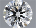 Natural Diamond 0.50 Carats, Round with Excellent Cut, K Color, SI1 Clarity and Certified by IGI