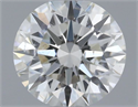 Natural Diamond 0.51 Carats, Round with Excellent Cut, H Color, SI1 Clarity and Certified by IGI