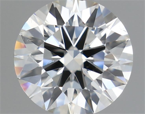 Picture of Natural Diamond 0.62 Carats, Round with Excellent Cut, I Color, VS2 Clarity and Certified by IGI