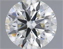 Natural Diamond 0.50 Carats, Round with Excellent Cut, I Color, VVS2 Clarity and Certified by IGI