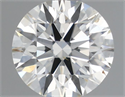 Natural Diamond 0.57 Carats, Round with Excellent Cut, I Color, SI1 Clarity and Certified by IGI