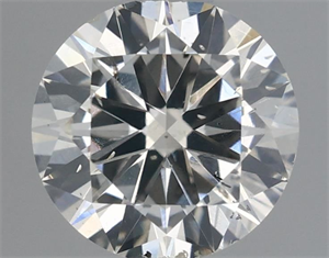 Picture of Natural Diamond 0.50 Carats, Round with Excellent Cut, J Color, SI2 Clarity and Certified by IGI