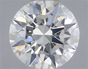 Picture of Natural Diamond 0.40 Carats, Round with Excellent Cut, H Color, VS2 Clarity and Certified by IGI