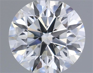 Picture of Natural Diamond 0.42 Carats, Round with Excellent Cut, G Color, VS2 Clarity and Certified by IGI