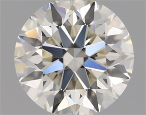 Picture of Natural Diamond 0.44 Carats, Round with Excellent Cut, I Color, VS1 Clarity and Certified by IGI