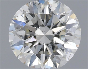 Picture of Natural Diamond 0.51 Carats, Round with Very Good Cut, I Color, SI1 Clarity and Certified by IGI