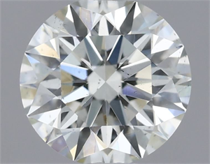 Picture of Natural Diamond 0.54 Carats, Round with Excellent Cut, H Color, VS2 Clarity and Certified by IGI