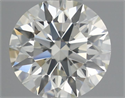 Natural Diamond 0.55 Carats, Round with Excellent Cut, J Color, VVS1 Clarity and Certified by IGI