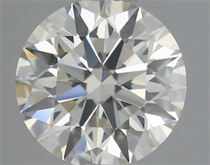 Picture of Natural Diamond 0.55 Carats, Round with Excellent Cut, J Color, VVS1 Clarity and Certified by IGI