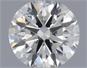 Natural Diamond 0.52 Carats, Round with Excellent Cut, I Color, SI1 Clarity and Certified by IGI