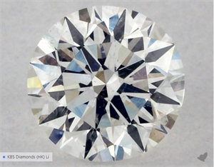 Picture of Natural Diamond 0.50 Carats, Round with Excellent Cut, G Color, SI2 Clarity and Certified by GIA