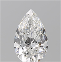 Natural Diamond 1.01 Carats, Pear with  Cut, E Color, VVS1 Clarity and Certified by GIA