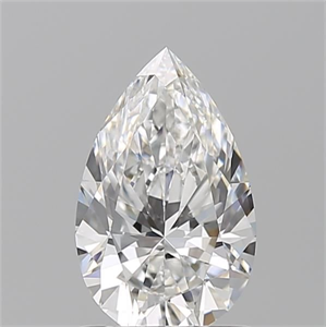 Picture of Natural Diamond 1.01 Carats, Pear with  Cut, E Color, VVS1 Clarity and Certified by GIA