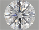 Natural Diamond 0.42 Carats, Round with Excellent Cut, E Color, SI1 Clarity and Certified by GIA