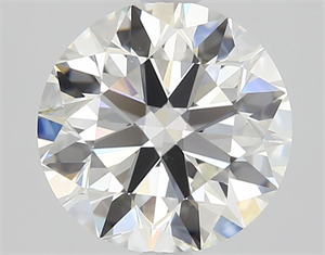 Picture of Natural Diamond 1.70 Carats, Round with Excellent Cut, H Color, VS1 Clarity and Certified by GIA