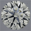 Natural Diamond 0.51 Carats, Round with Excellent Cut, I Color, SI1 Clarity and Certified by GIA