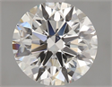 Natural Diamond 2.01 Carats, Round with Excellent Cut, I Color, VS2 Clarity and Certified by GIA