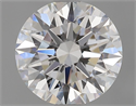 Natural Diamond 1.24 Carats, Round with Excellent Cut, E Color, IF Clarity and Certified by GIA