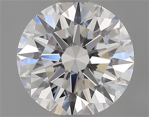 Picture of Natural Diamond 1.24 Carats, Round with Excellent Cut, E Color, IF Clarity and Certified by GIA