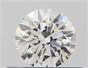 Natural Diamond 0.40 Carats, Round with Very Good Cut, G Color, VVS2 Clarity and Certified by GIA