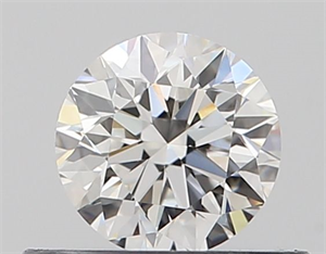 Picture of Natural Diamond 0.40 Carats, Round with Very Good Cut, G Color, VVS2 Clarity and Certified by GIA