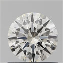 Natural Diamond 0.57 Carats, Round with Excellent Cut, I Color, VS2 Clarity and Certified by IGI