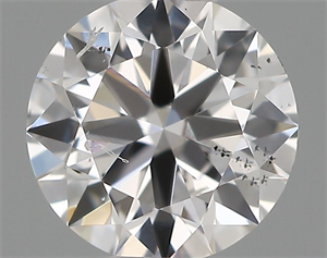 Picture of Natural Diamond 0.42 Carats, Round with Excellent Cut, E Color, SI1 Clarity and Certified by IGI