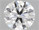 Natural Diamond 0.40 Carats, Round with Very Good Cut, E Color, VVS1 Clarity and Certified by GIA