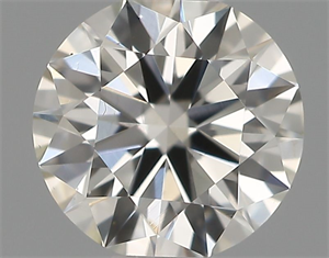 Picture of Natural Diamond 0.40 Carats, Round with Excellent Cut, I Color, VS2 Clarity and Certified by IGI