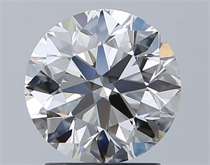 Picture of Natural Diamond 1.94 Carats, Round with Excellent Cut, F Color, VVS1 Clarity and Certified by GIA