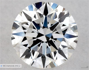 Picture of Natural Diamond 0.42 Carats, Round with Excellent Cut, F Color, VS1 Clarity and Certified by GIA