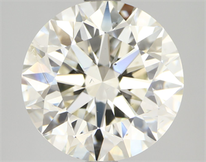 Picture of Natural Diamond 3.01 Carats, Round with Excellent Cut, J Color, SI1 Clarity and Certified by IGI