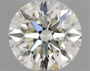 Picture of Natural Diamond 0.50 Carats, Round with Excellent Cut, K Color, VVS1 Clarity and Certified by GIA