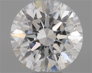 Picture of Natural Diamond 0.40 Carats, Round with Very Good Cut, D Color, SI2 Clarity and Certified by GIA