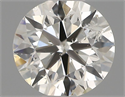 Natural Diamond 0.40 Carats, Round with Excellent Cut, H Color, SI2 Clarity and Certified by IGI