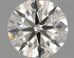 Picture of Natural Diamond 0.40 Carats, Round with Excellent Cut, H Color, SI2 Clarity and Certified by IGI