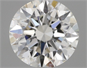 Natural Diamond 0.40 Carats, Round with Excellent Cut, I Color, VVS1 Clarity and Certified by GIA