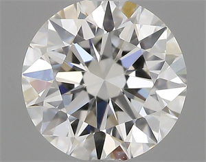 Picture of Natural Diamond 0.40 Carats, Round with Excellent Cut, I Color, VVS1 Clarity and Certified by GIA