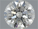 Natural Diamond 0.50 Carats, Round with Excellent Cut, J Color, SI1 Clarity and Certified by GIA