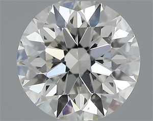 Picture of Natural Diamond 0.50 Carats, Round with Excellent Cut, J Color, SI1 Clarity and Certified by GIA