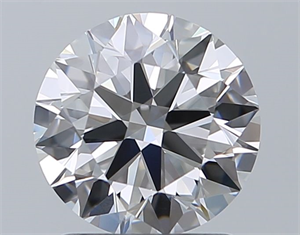 Picture of Natural Diamond 1.53 Carats, Round with Excellent Cut, E Color, VVS2 Clarity and Certified by GIA