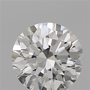 Picture of Natural Diamond 0.40 Carats, Round with Excellent Cut, H Color, VVS2 Clarity and Certified by GIA