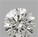 Natural Diamond 0.43 Carats, Round with Excellent Cut, J Color, VVS1 Clarity and Certified by GIA