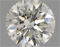 Natural Diamond 0.51 Carats, Round with Excellent Cut, H Color, SI2 Clarity and Certified by IGI