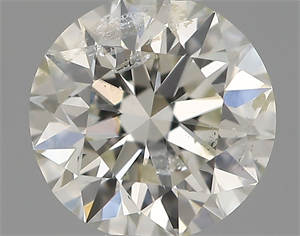 Picture of Natural Diamond 0.51 Carats, Round with Excellent Cut, H Color, SI2 Clarity and Certified by IGI